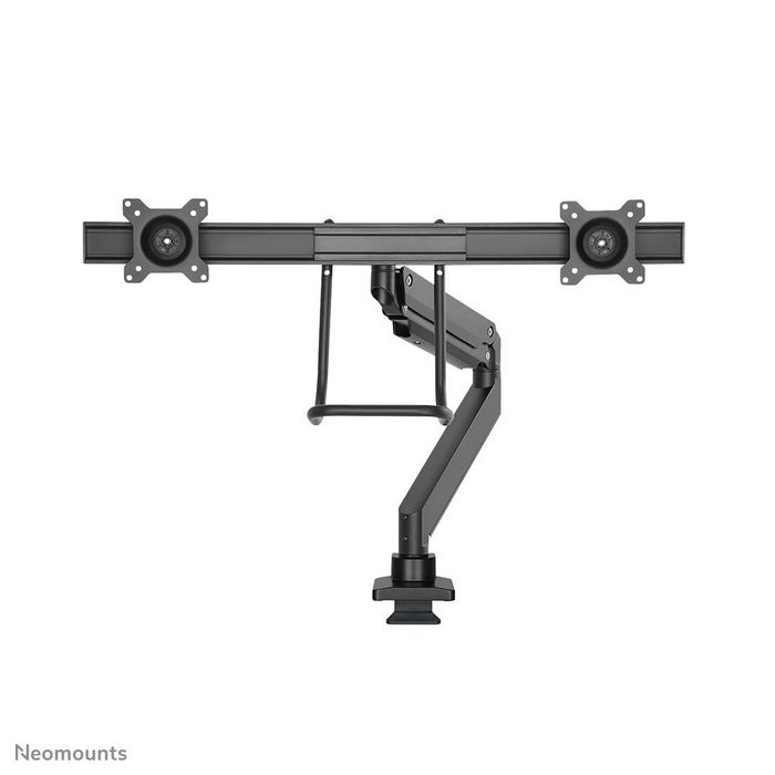 Neomounts Support de bureau double NM-D775DXBLACK Noir pour 2 écrans jusqu'à 32" (81 cm), inclinaison, rotation, pivot, ajustable en hauteur, VESA 100x100
