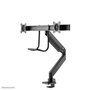 Neomounts Support de bureau double NM-D775DXBLACK Noir pour 2 écrans jusqu'à 32" (81 cm), inclinaison, rotation, pivot, ajustable en hauteur, VESA 100x100