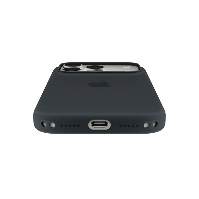 Apple iPhone 17 Pro - Coque en silicone avec MagSafe - Noir