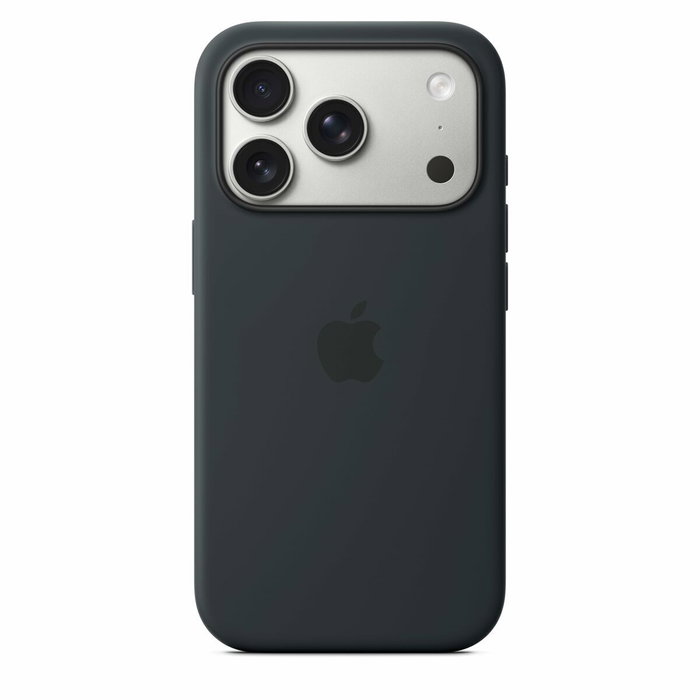 Apple iPhone 17 Pro - Coque en silicone avec MagSafe - Noir