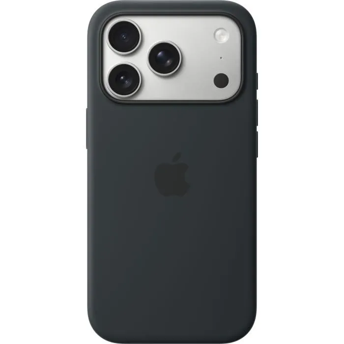 Apple iPhone 17 Pro Coque en silicone avec MagSafe - Noir - Coque officielle Apple Apple iPhone 17 Pro Coque en silicone avec MagSafe - Noir - Coque officielle Apple
