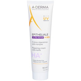 A-Derma Epitheliale Ultra Repair Crème réparatrice quotidienne SPF 50+ pour le visage et le corps 100 ml