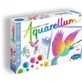 Sentosphere Aquarellum Junior Oiseaux du Paradis - Peinture aquarelle kit enfant 6 ans - 5 couleurs sertissage papier vélin - Activité artistique éducative