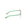 Guess Gafas GU8286 08N Lunettes de Soleil Femme Géométrique Monture Argentée Verre Vert Métal 135mm
