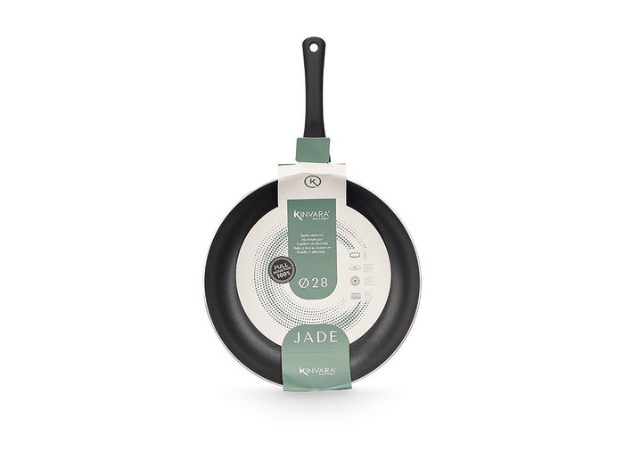 Kinvara Poêle à Induction Antiadhésive Aluminium Pression 28 cm Argent (Set de 6)