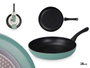 Kinvara Poêle à Induction Antiadhésive Aluminium Pression 28 cm Argent (Set de 6)