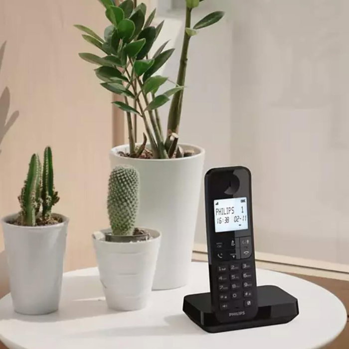 Téléphone Sans Fil Philips D2701B Noir Téléphone Sans Fil Philips D2701B Noir