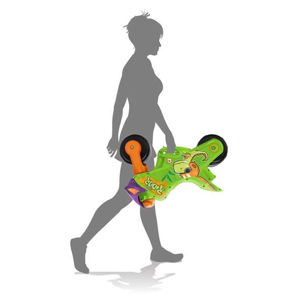 Injusa Correpasillos moto dinorider - Trotteur moto dinosaure pour enfants (18 mois et +) - Dimensions : 65x44,5x22 cm Injusa Correpasillos moto dinorider - Trotteur moto dinosaure pour enfants (18 mois et +) - Dimensions : 65x44,5x22 cm
