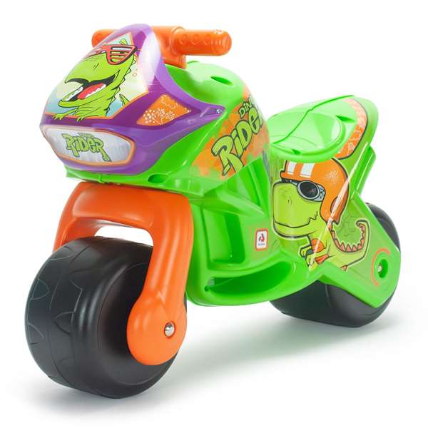 Injusa Correpasillos moto dinorider - Trotteur moto dinosaure pour enfants (18 mois et +) - Dimensions : 65x44,5x22 cm Injusa Correpasillos moto dinorider - Trotteur moto dinosaure pour enfants (18 mois et +) - Dimensions : 65x44,5x22 cm
