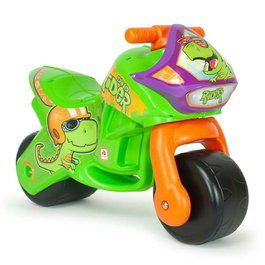 Injusa Correpasillos moto dinorider - Trotteur moto dinosaure pour enfants (18 mois et +) - Dimensions : 65x44,5x22 cm