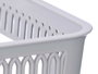 Kipit Boîte Support Extensible Petit Assortiment Couleurs 28x11x16 cm Plastique Beige Gris Vert (Set de 24)