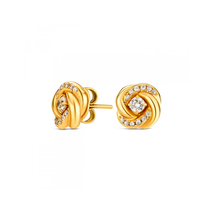 Ensemble Collier et Boucles d'oreille Femmes One Jewels OJSET23G Doré