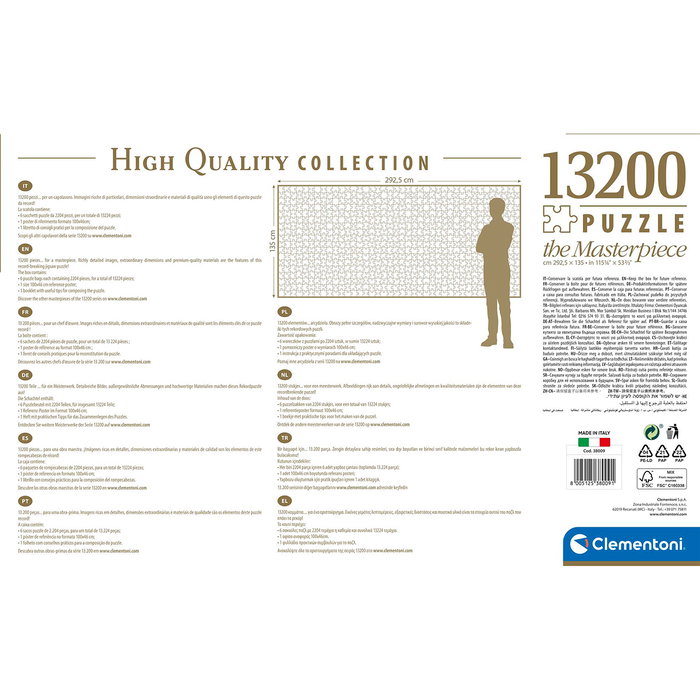 Clementoni Puzzle 13200 pièces New York 38009