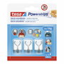 TESA Powerstrips S Crochet pour suspendre blanc, autocollant