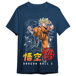TOEI ANIMATION - T-shirt Goku Super Saiyan Dragon Ball Z adulte - 100% coton - Taille XL