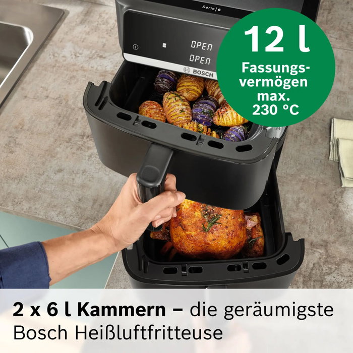 Bosch MAFD661B7 Series 6 Double Stack Air Fryer