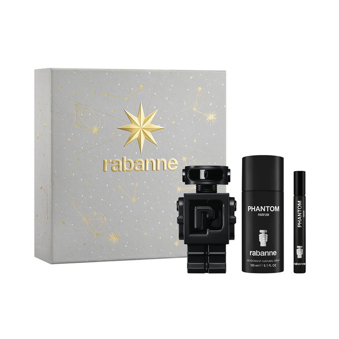 Paco Rabanne - Coffret Parfum Phantom pour Homme : Eau de Parfum 100 ml + Eau de Parfum 10 ml + Déodorant Spray 150 ml Paco Rabanne - Coffret Parfum Phantom pour Homme : Eau de Parfum 100 ml + Eau de Parfum 10 ml + Déodorant Spray 150 ml