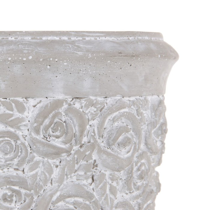 Cache-pot Gris Ciment 18 x 18 x 28 cm