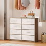 Max Home Commode Moderne Blanc Gris