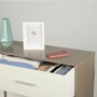 Max Home Commode Moderne Blanc Gris