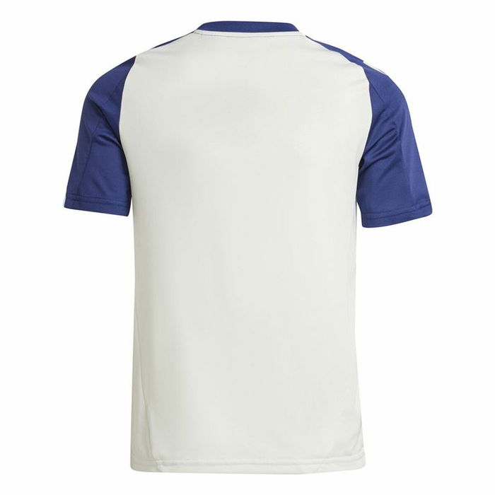 Maillot de Football à Manches Courtes pour Enfants Adidas Tiro24 Bleu (9-10 Ans)