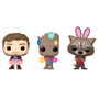 FUNKO Blister 3 figurines Carrot Pocket POP Marvel Gardiens de la Galaxie Pâques