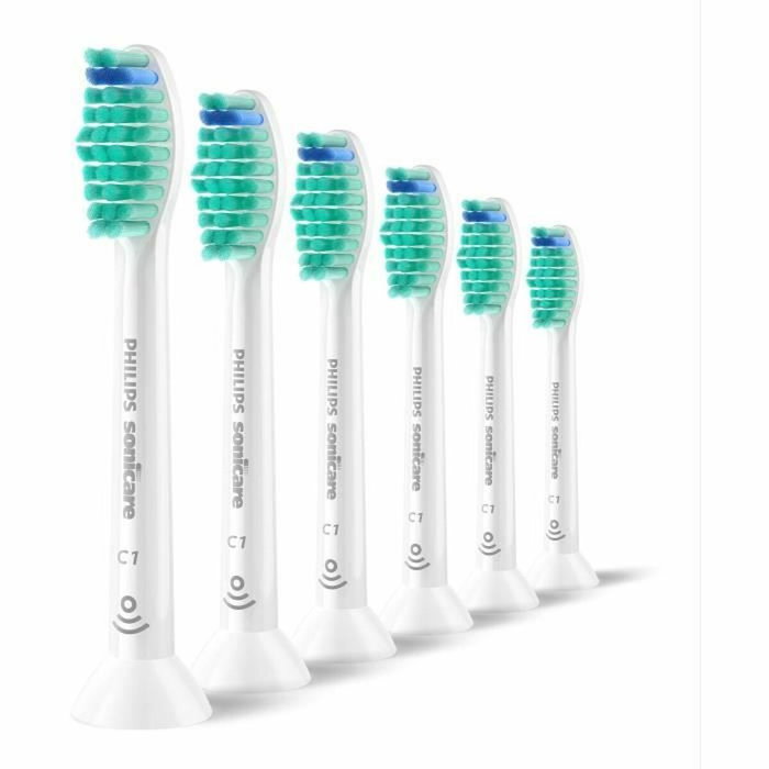 Philips Lot de 6 têtes de brosse HX6016/87 C1 White