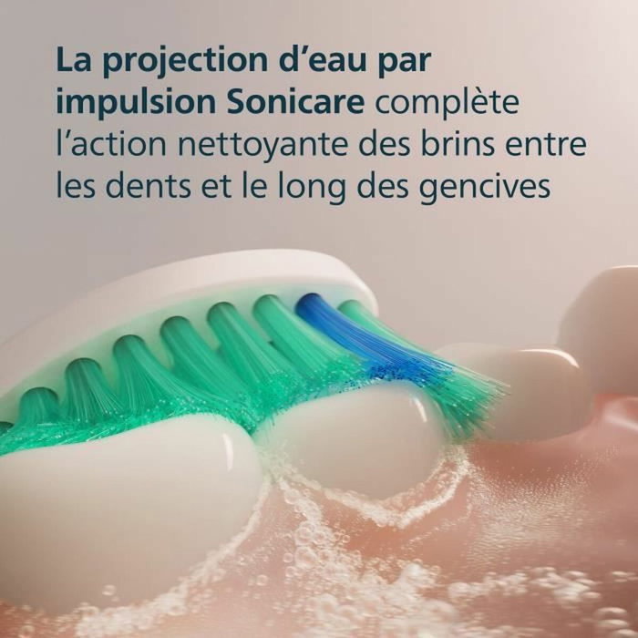 Philips Lot de 6 têtes de brosse HX6016/87 C1 White