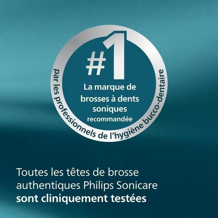 Philips Lot de 6 têtes de brosse HX6016/87 C1 White