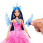 Barbie - Muñeca HadaCornio Zafiro Hrr16 - 65ème Anniversaire Mattel - Poupée avec ailes, corne et animal de compagnie
