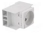HAGER Prise Schuko simple pour rail DIN