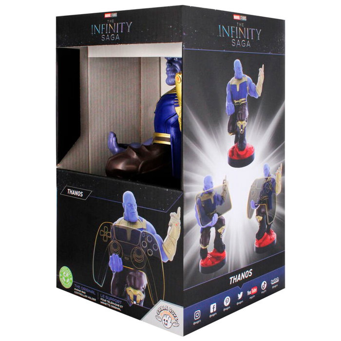 Exquisite Gaming Support de Charge Cable Guy avec Figurine Thanos Marvel 20 cm - Compatible PlayStation 5, Xbox Series, iPhone Exquisite Gaming Support de Charge Cable Guy avec Figurine Thanos Marvel 20 cm - Compatible PlayStation 5, Xbox Series, iPhone
