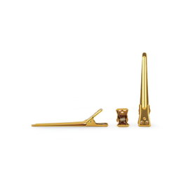 Bifull Lot de 10 pinces à épiler métalliques incurvées de 6,8 cm