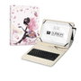 Subblim Housse + Clavier pour Tablette 11 Pouces, Clavier AZERTY Espagnol, Micro USB, Housse de Protection, Universel