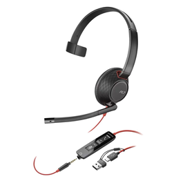 Poly Casque avec Micro Blackwire 5210 - Référence 8X230AA - Noir