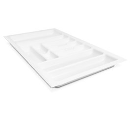 HERRAJES ALK Range-couverts Mauro blanc pour module 300 mm