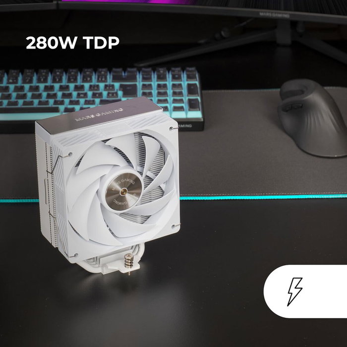 Ventilateur CPU Mars Gaming MCPUX5W