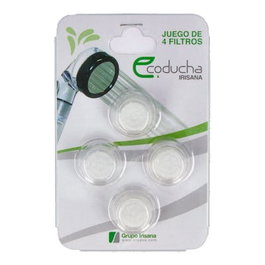 IRISANA Filtres Ecoducha IR16X4, lot de 4 unités