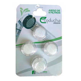 IRISANA Filtres Ecoducha IR16X4 blister de 4 unités