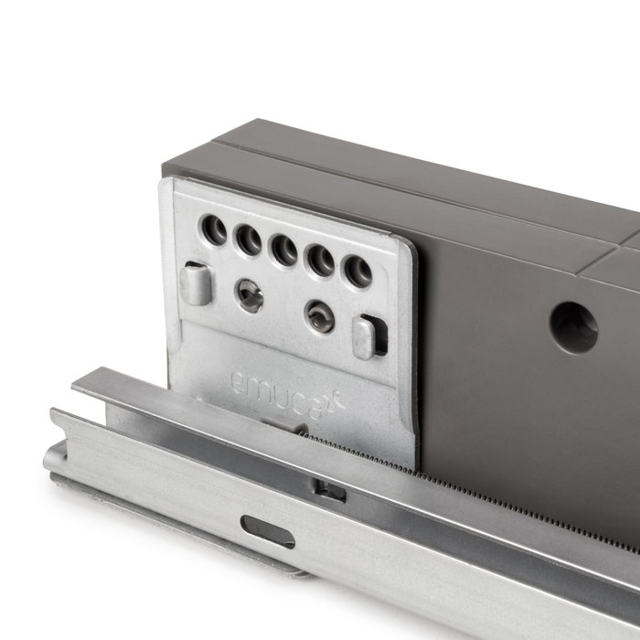 Emuca Ensemble de 2 Entretoise latérale pour le cadre Quartz, Plastique, Titane