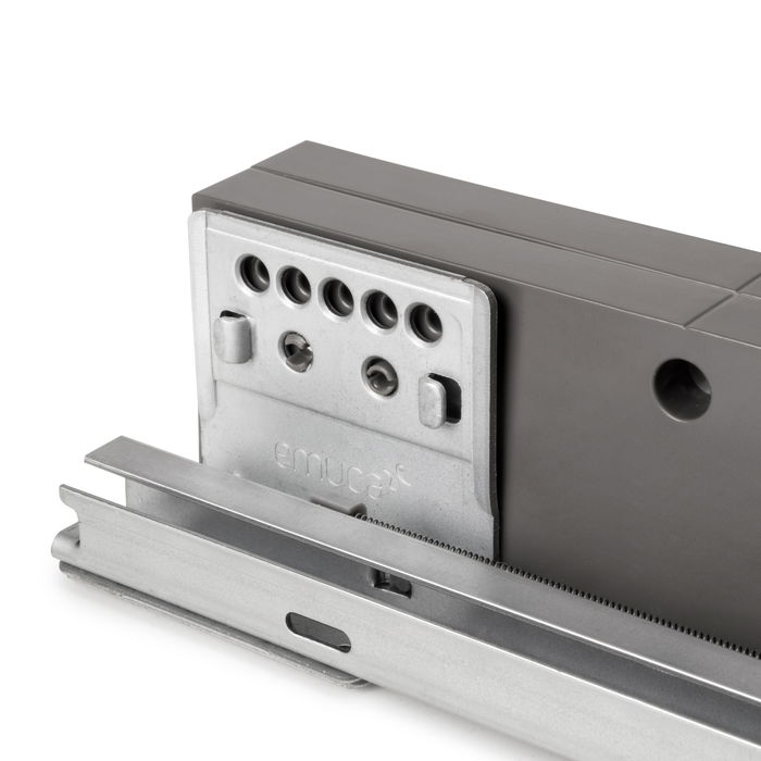 Emuca Ensemble de 2 Entretoise latérale pour le cadre Quartz, Plastique, Titane