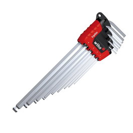 Wiha Ergostar 369R Jeu de 9 clés Allen métriques de 1,5 à 10 mm