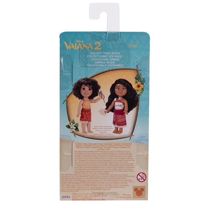 JAKKS PACIFIC Pouponnée Loto Vaiana Moana 2 Disney 15 cm - Figurine articulée