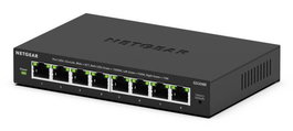 Netgear - Commutateur réseau Gigabit 8 ports, VLAN, design silencieux sans ventilateur, alimentation 12V/1.5A, montage bureau/rack