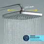 GROHE Vitalio Comfort 250 (26986001) - Colonne de douche murale chromée 104 cm avec inverseur manuel, tête de douche Pluie/SmartRain 25 cm et pommeau Pluie/Stimulant 11 cm
