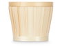 Ibergarden Cache-pot rond bambou naturel 19x16 cm (Set de 24)