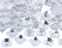 Innspiro Gemas acryliques carrées transparentes 16x16mm, 500 unités
