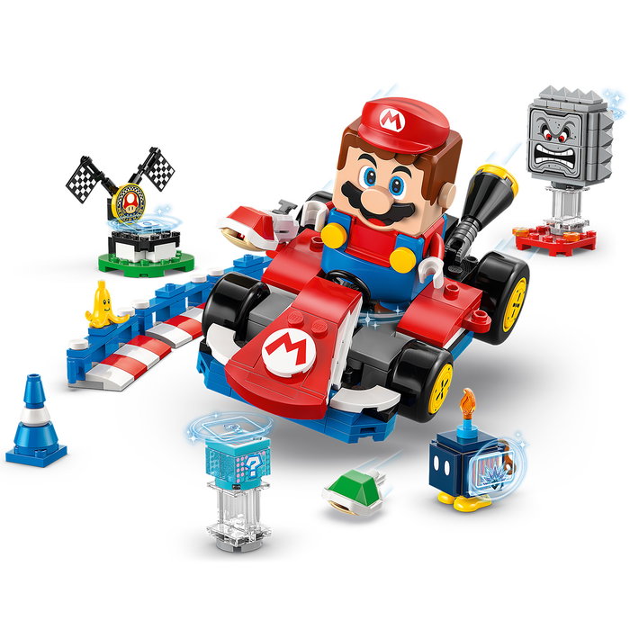 LEGO Mario Kart 72043 Mario Interactif et Kart Standard LEGO Mario Kart 72043 Mario Interactif et Kart Standard