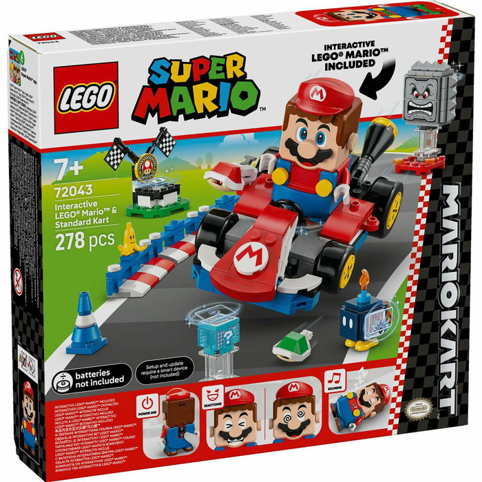LEGO Mario Kart 72043 Mario Interactif et Kart Standard