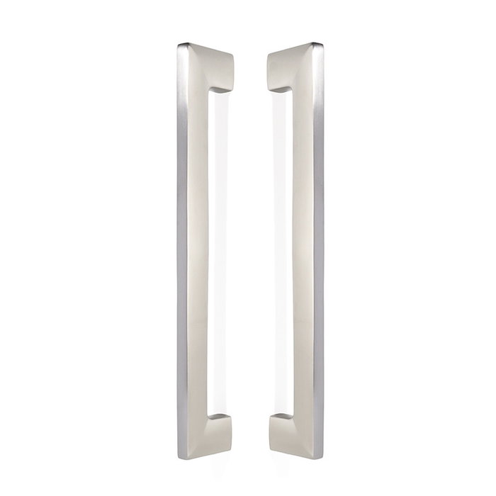 ARTICULOS INOXIDABLES - Manillon Métrique 300 mm en acier inoxydable avec finition nickel satiné et noir titane